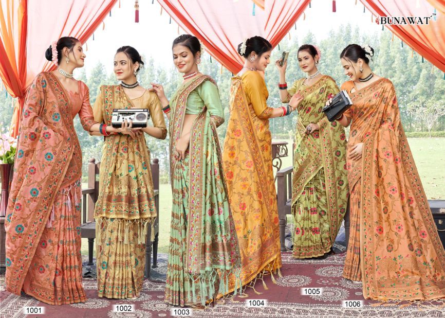 Kalina By Bunawat Banarasi Silk Sarees Catalog
